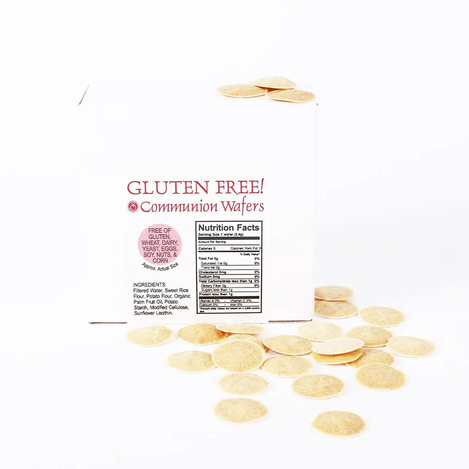 Gluten-Free Communion Wafers – Approx. 1″ – Box of 50