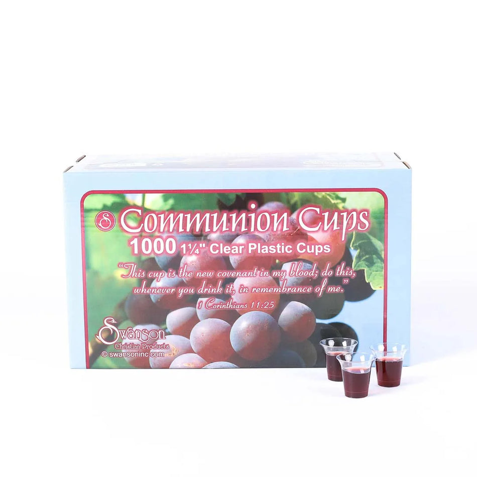 Communion Cups Clear Small 1 1/4In 1000 Count