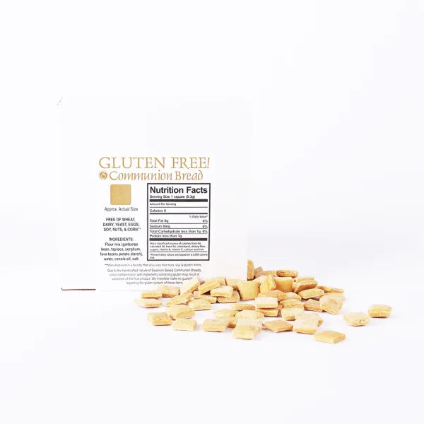 Gluten-Free Communion Bread | Box of 200 Pieces | Resealable Bag