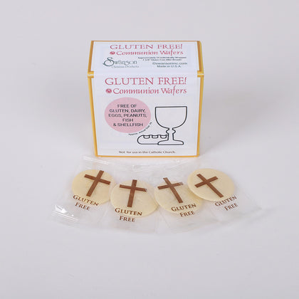 Individually wrapped gluten-free wafers