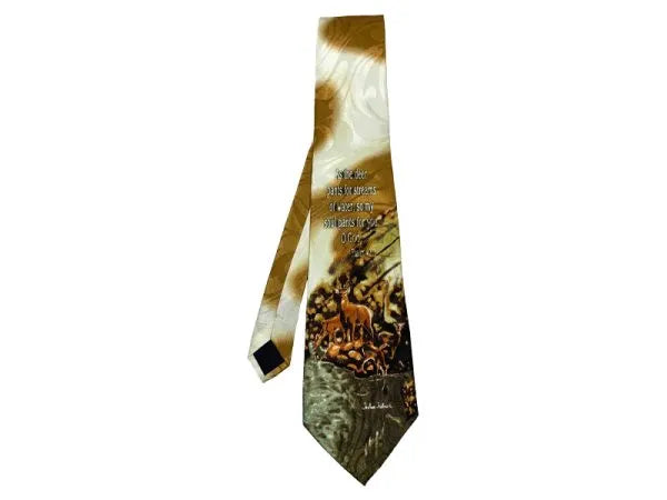 Necktie – As the Deer | Faith-Inspired Tie