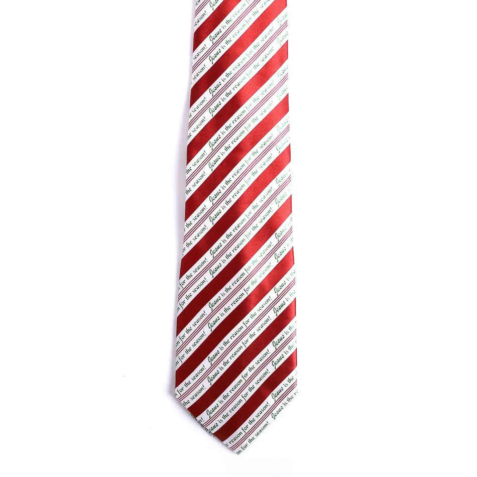 Necktie – Jesus is the Reason - Candy Case | Faith-Inspired Tie