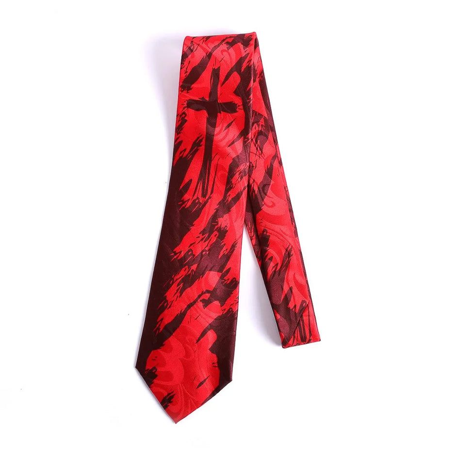 Necktie – New Cross Red | Faith-Inspired Tie