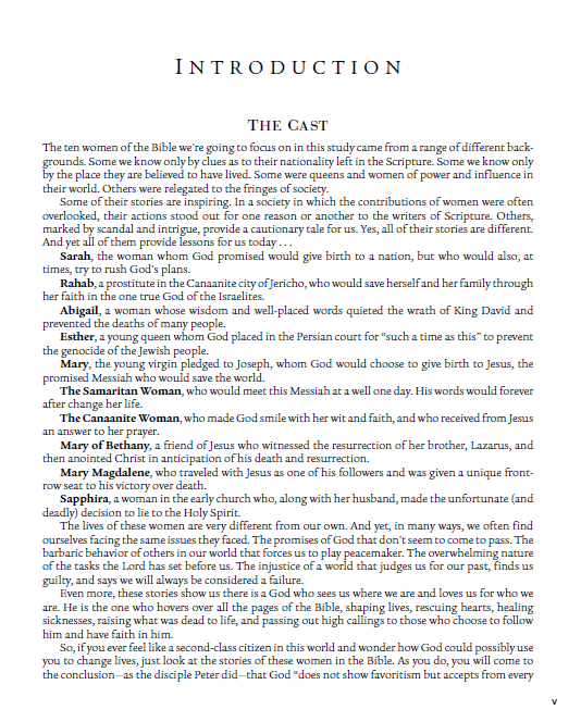 Ten Women of the Bible Updated Edition: How God Used Imperfect People to Change the World by HarperCollins, product view 4