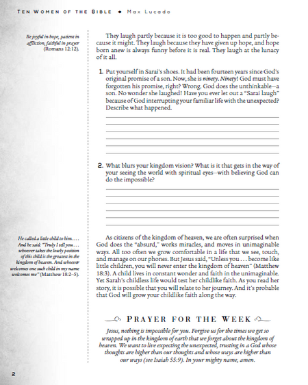 Ten Women of the Bible Updated Edition: How God Used Imperfect People to Change the World by HarperCollins, product view 6