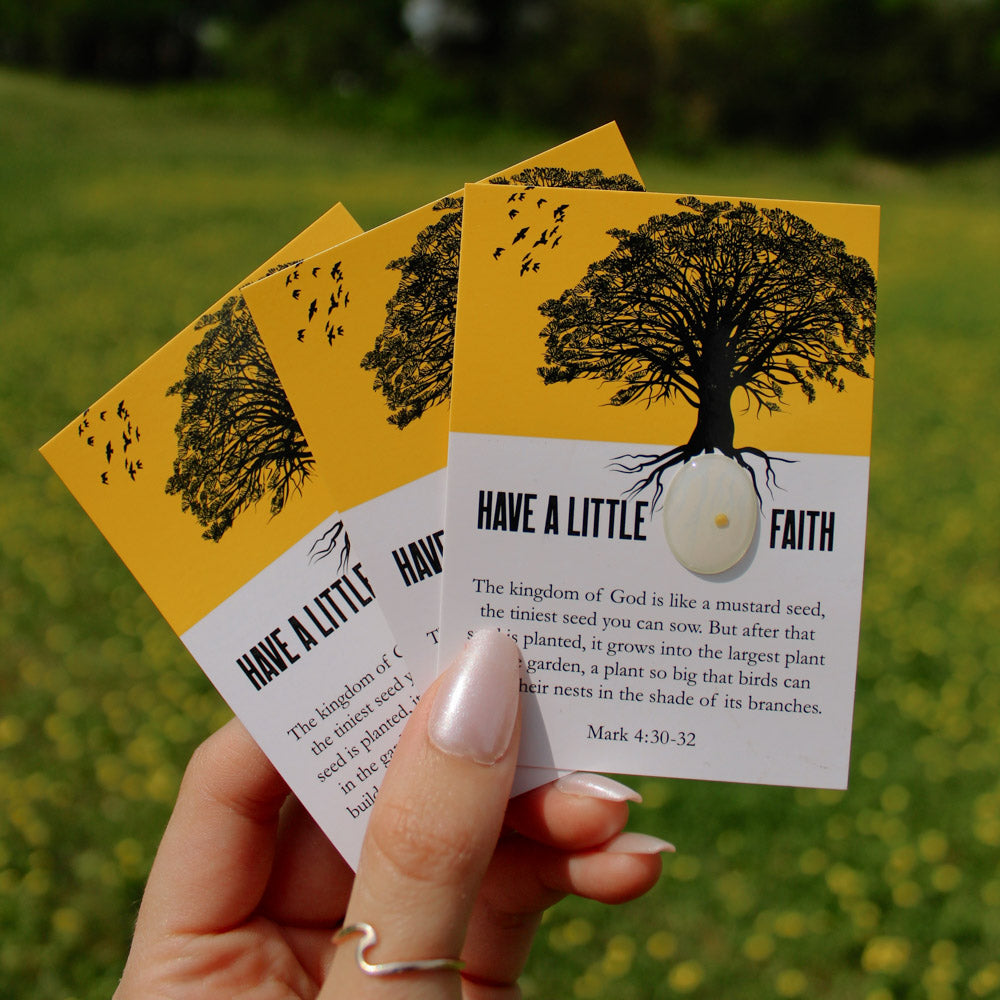 MUSTARD SEED OF FAITH CARDS PK50