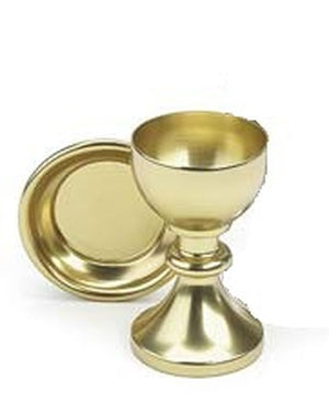 Pastor's Chalice Set - Silvertone