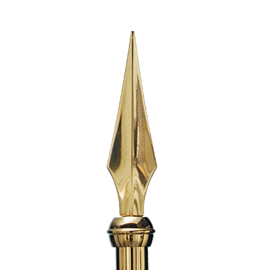 A7" Metal Flat Staff Spear Ornament