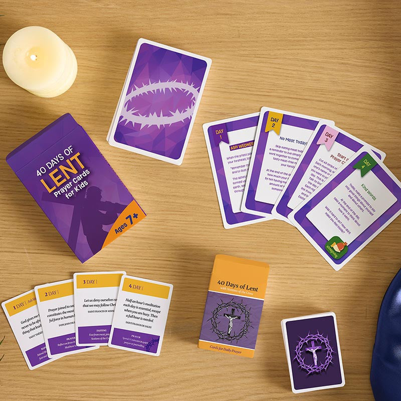 40 Days of Lent Prayer Cards by Catholic Brands, product view 2