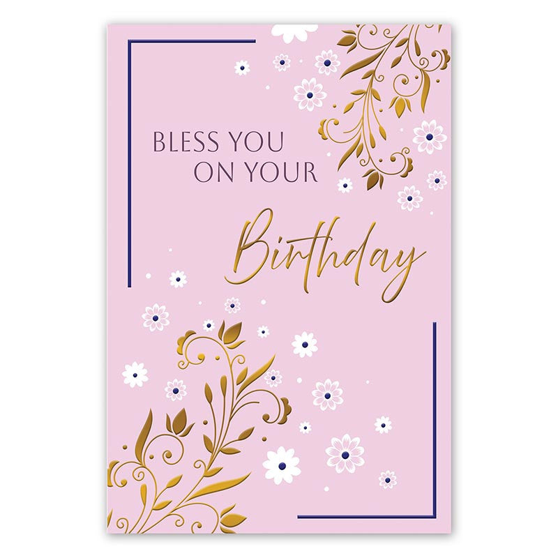 Birthday Card - Bless You on Your Birthday