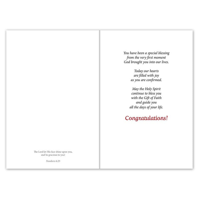 Confirmation Card - From Mom & Dad
