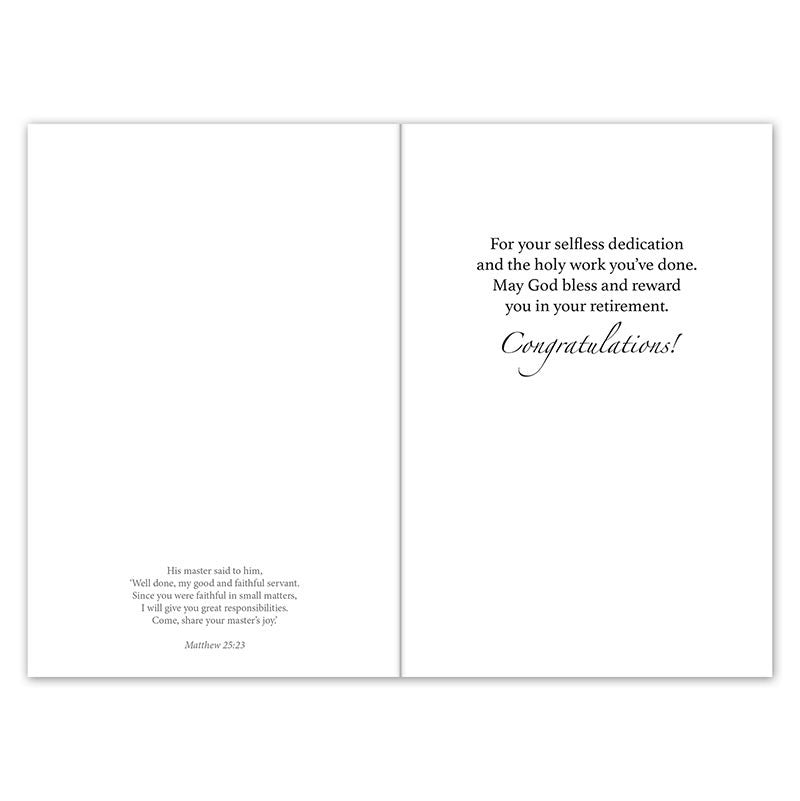 Retirement Card - Priest