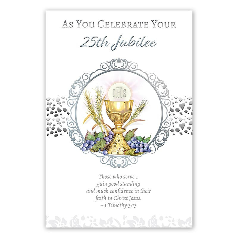 25th Silver Jubilee Card