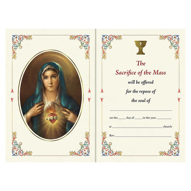Mass Offering Card - Immaculate Heart
