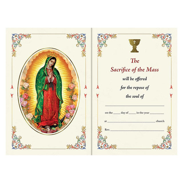 Mass Offering Card - Our Lady of Guadalupe