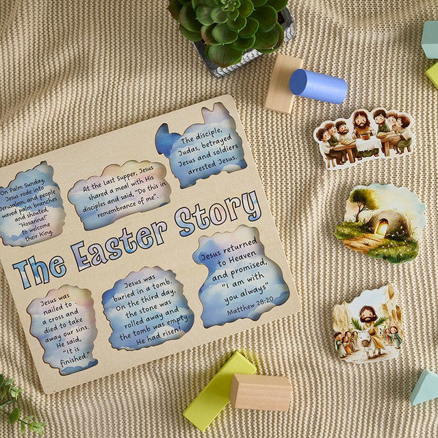Easter Story Puzzle by Catholic Brands, product view 2