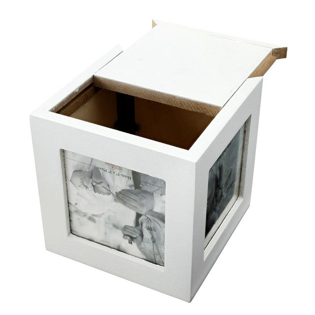 Baptism Photo Keepsake Box in Pink
