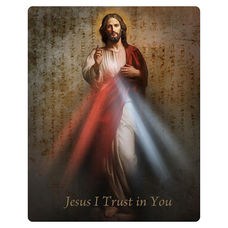 Jeannette Gianola Printed Wood Plaque - Divine Mercy