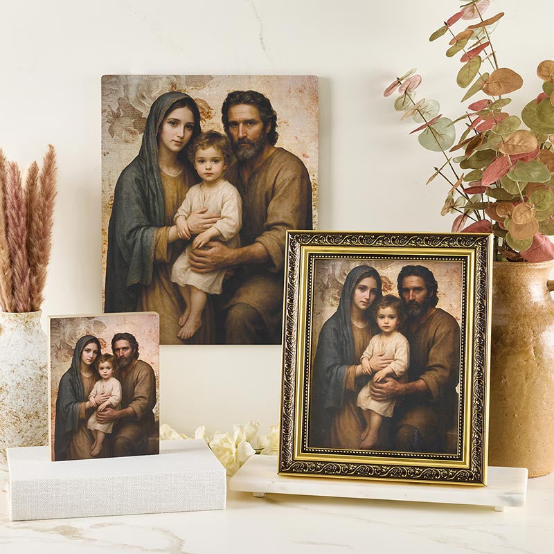 Jeannette Gianola Printed Wood Plaque - Holy Family