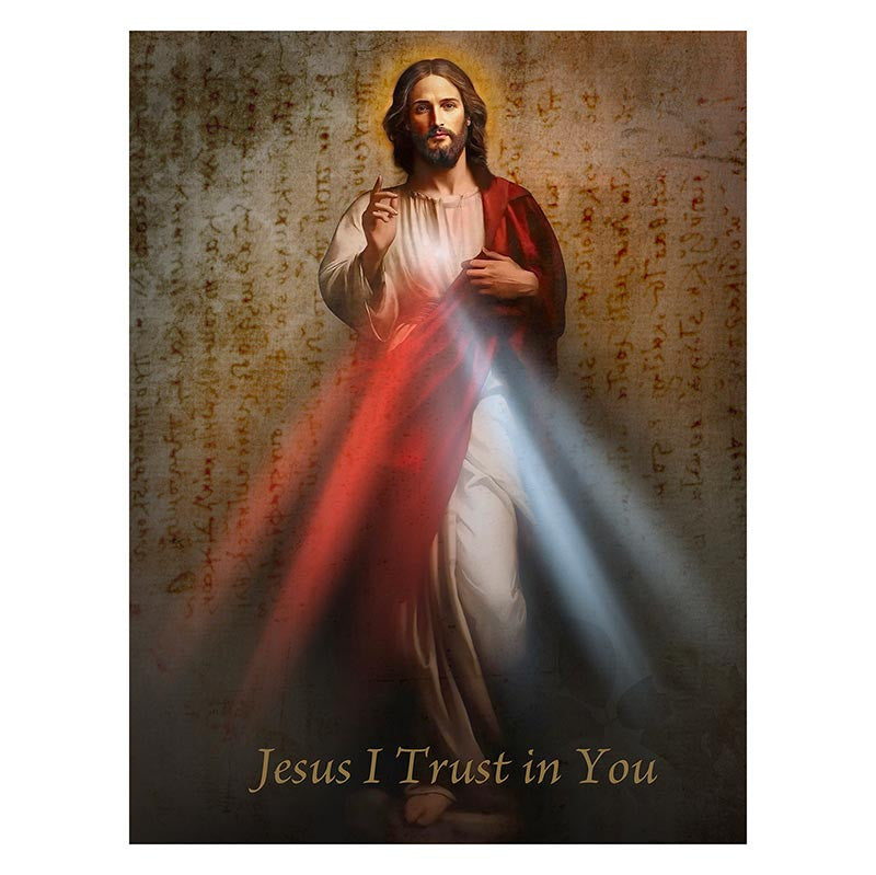 Jeannette Gianola Wood Block - Divine Mercy