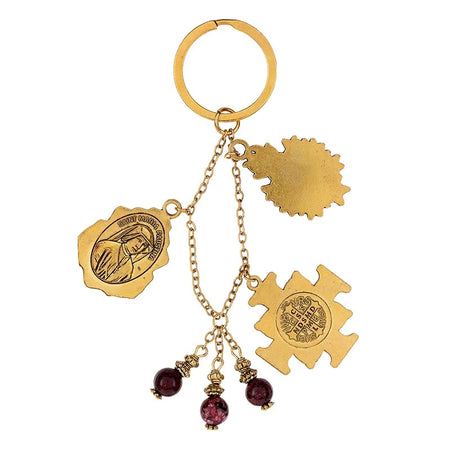 Divine Mercy Adoration Keychain by Catholic Brands, product view 2