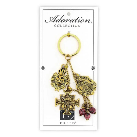 Divine Mercy Adoration Keychain by Catholic Brands, product view 3