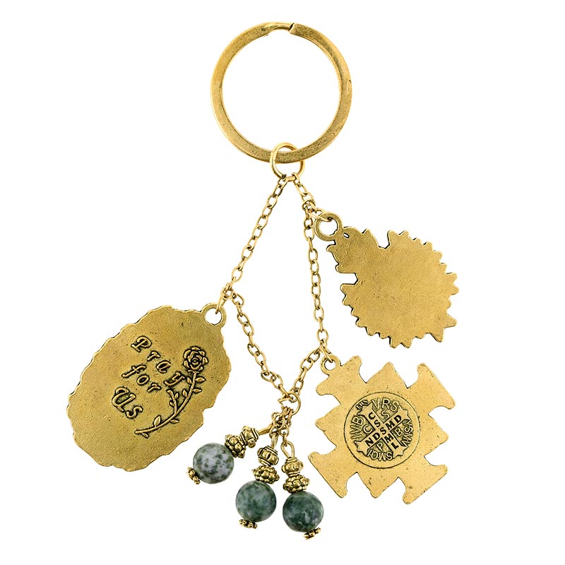 Our Lady of Guadalupe Adoration Keychain by Catholic Brands, product view 2