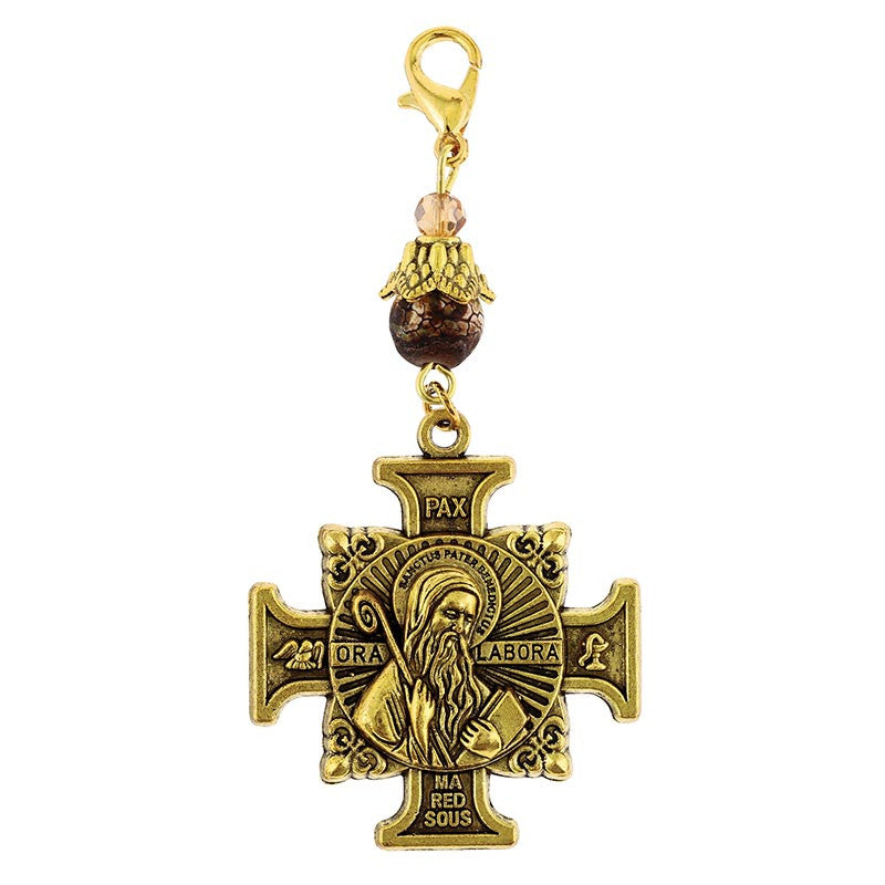 Saint Benedict Adoration Bag Clip