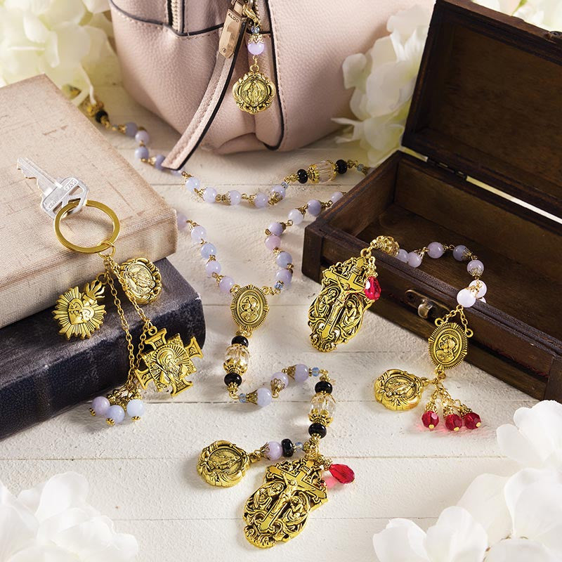 Miraculous Adoration One Decade Rosary by Catholic Brands, product view 2