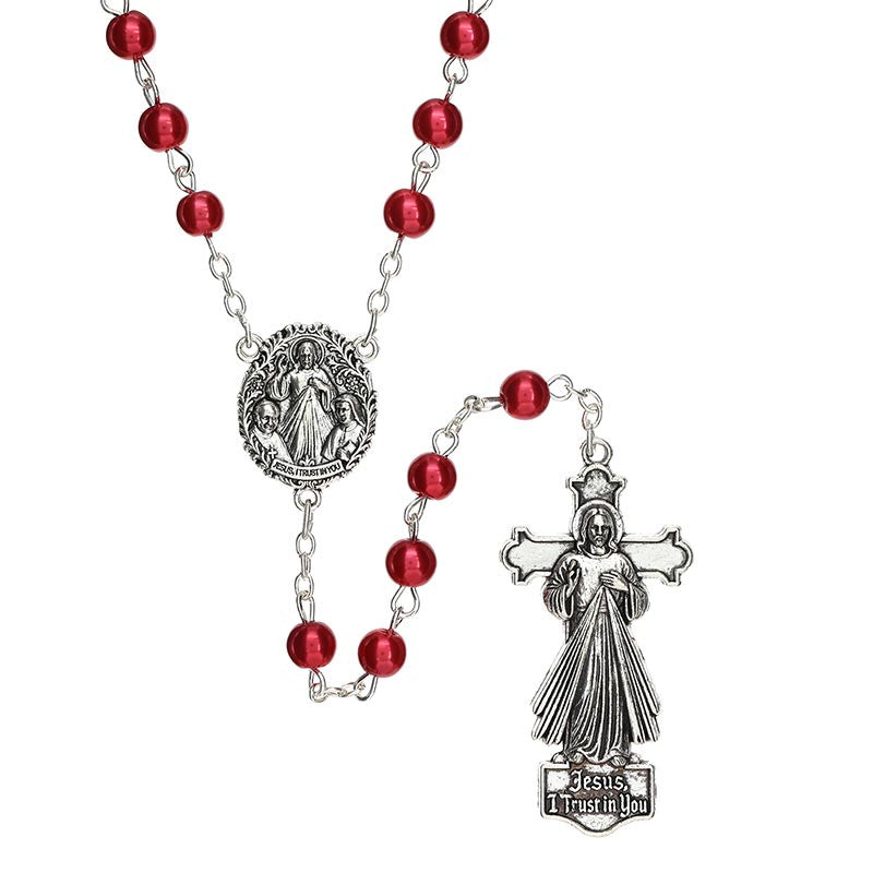 Hematite Divine Mercy Guilia Signorelli Rosary