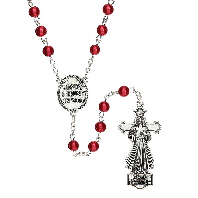 Hematite Divine Mercy Guilia Signorelli Rosary