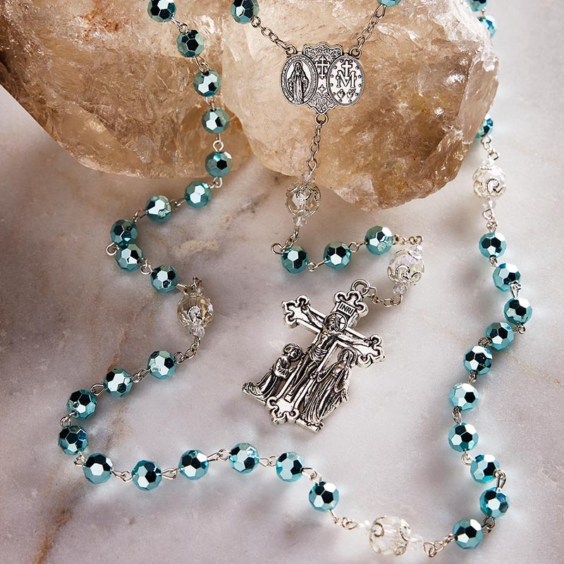 Miraculous Guilia Signorelli Rosary by Catholic Brands, product view 6