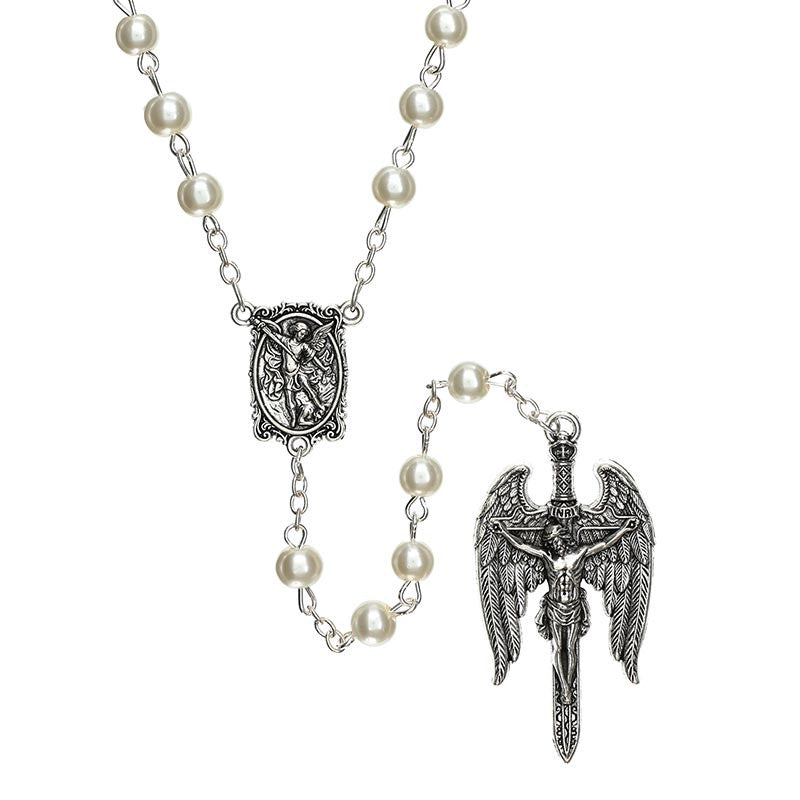 Ivory Saint Michael Guilia Signorelli Rosary