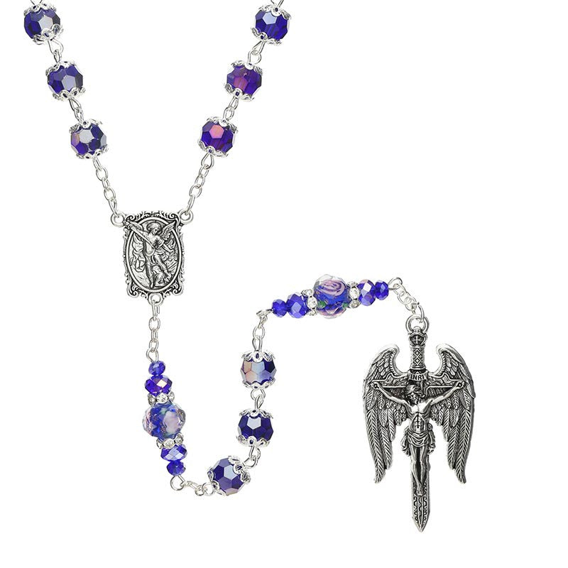 Sapphire Saint Michael Guilia Signorelli Rosary