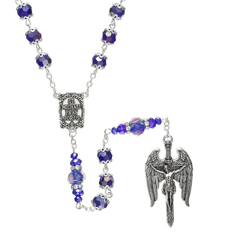 Sapphire Saint Michael Guilia Signorelli Rosary