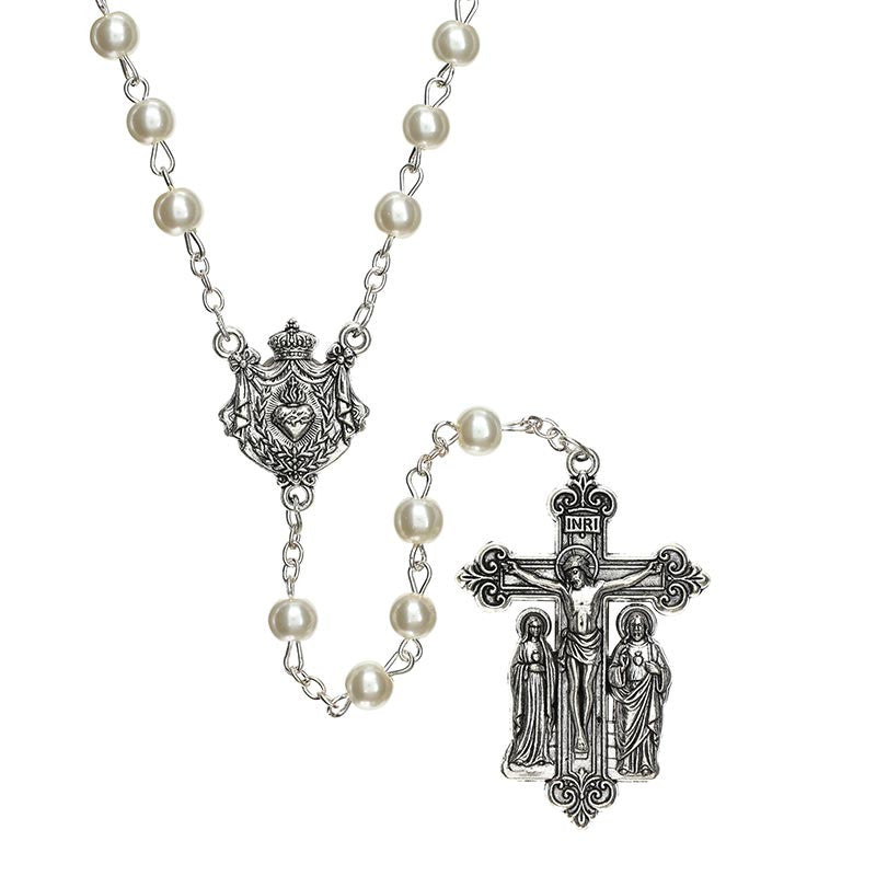 Ivory Sacred Heart Guilia Signorelli Rosary