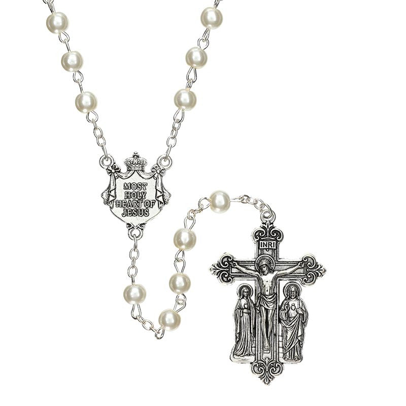 Ivory Sacred Heart Guilia Signorelli Rosary