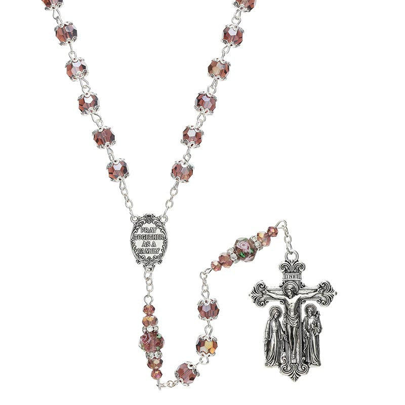Amethyst Holy Family Guilia Signorelli Rosary