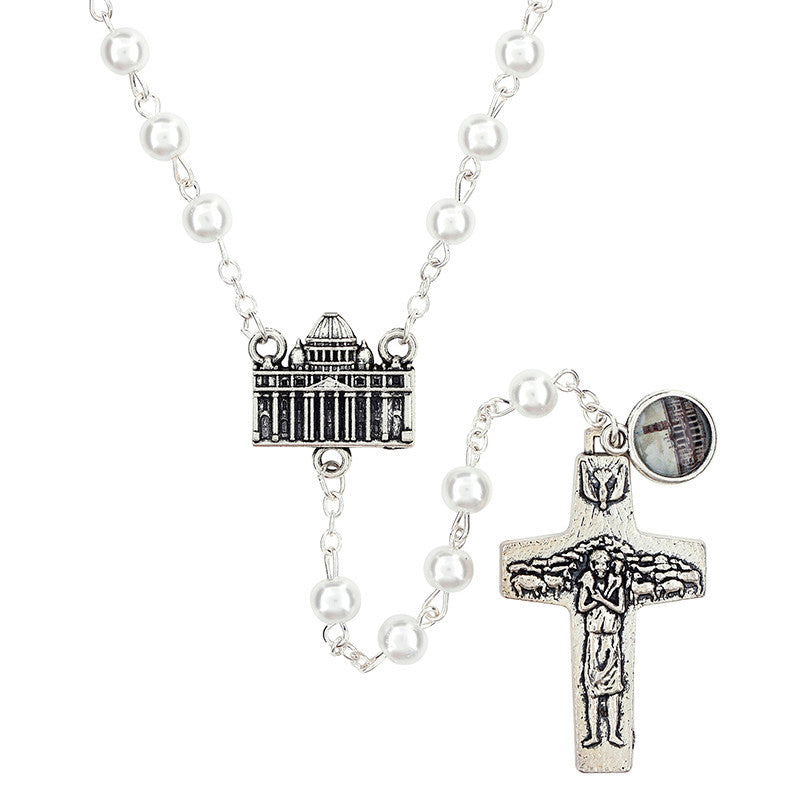 Pearl Pope Francis Rosary