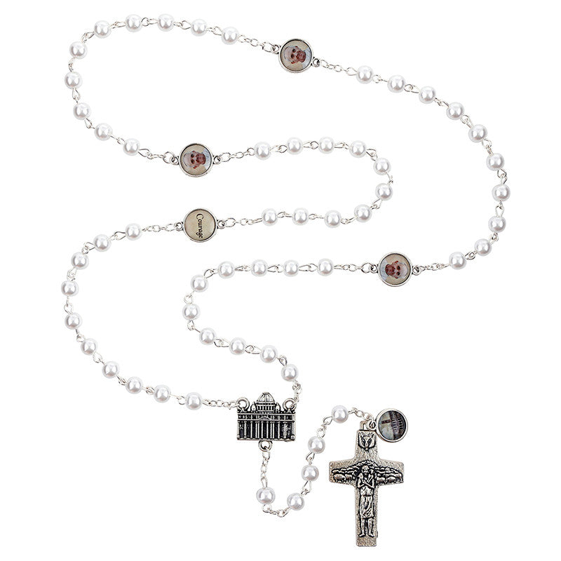 Pearl Pope Francis Rosary