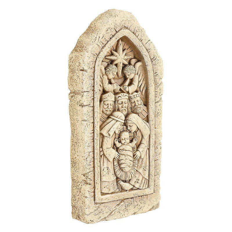 Nativity Carving Plaque