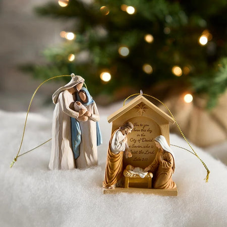 Holy Family Creche Ornament by Christian Brands, product view 6