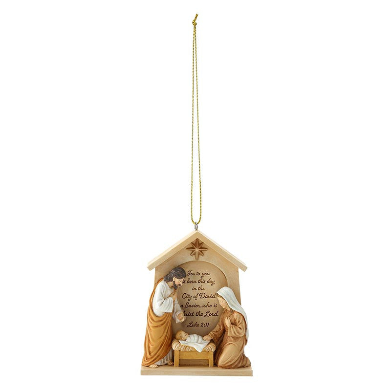 Holy Family Creche Ornament