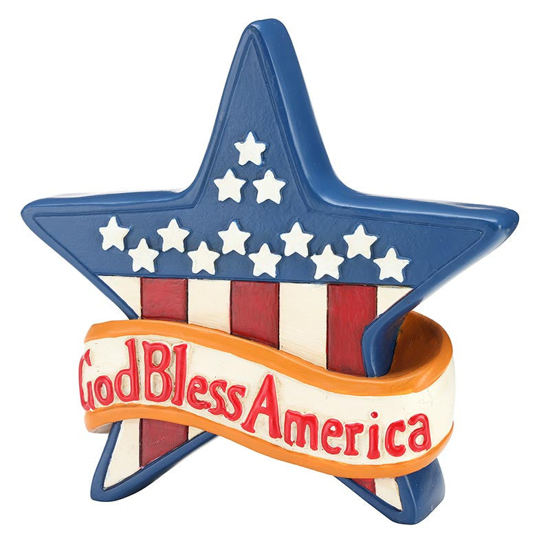 God Bless America Star Figurine