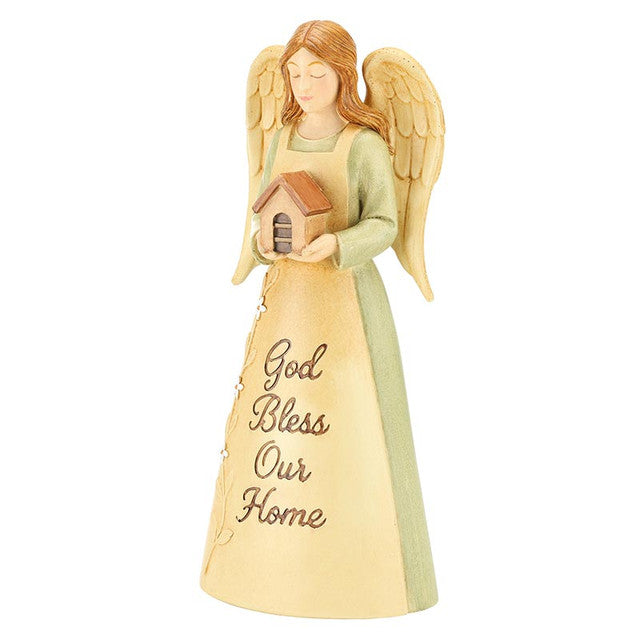 God Bless Our Home Angel Figure