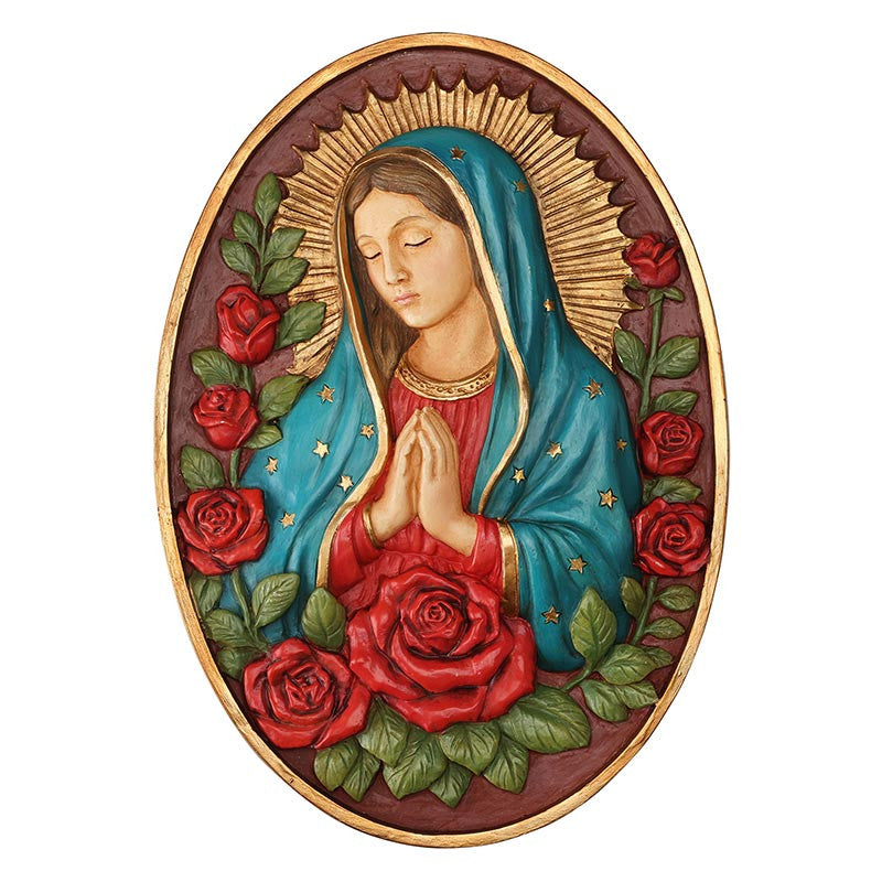 Our Lady of Guadalupe Oval Plaque