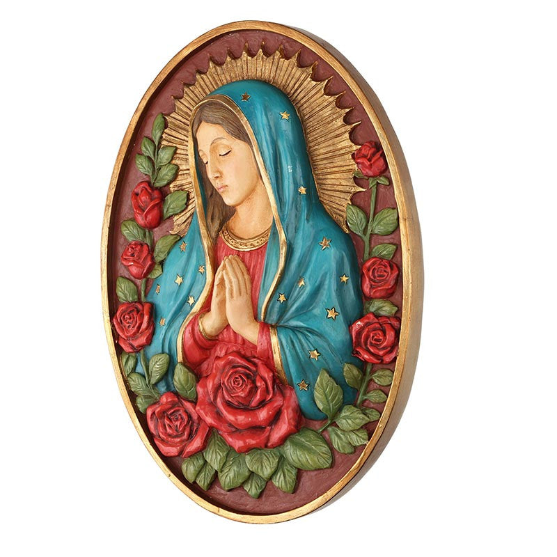 Our Lady of Guadalupe Oval Plaque