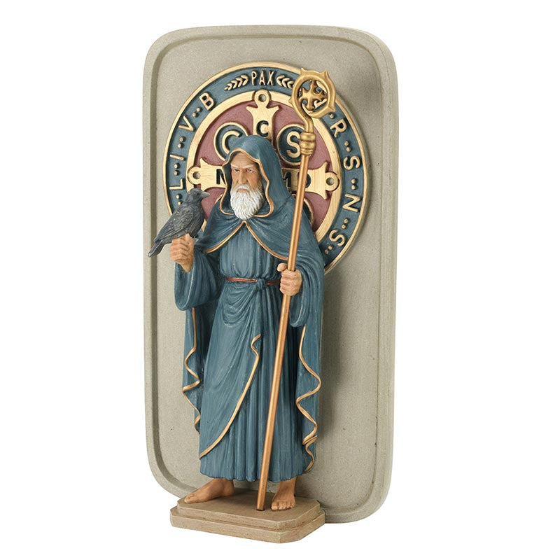 Saint Benedict Plaque