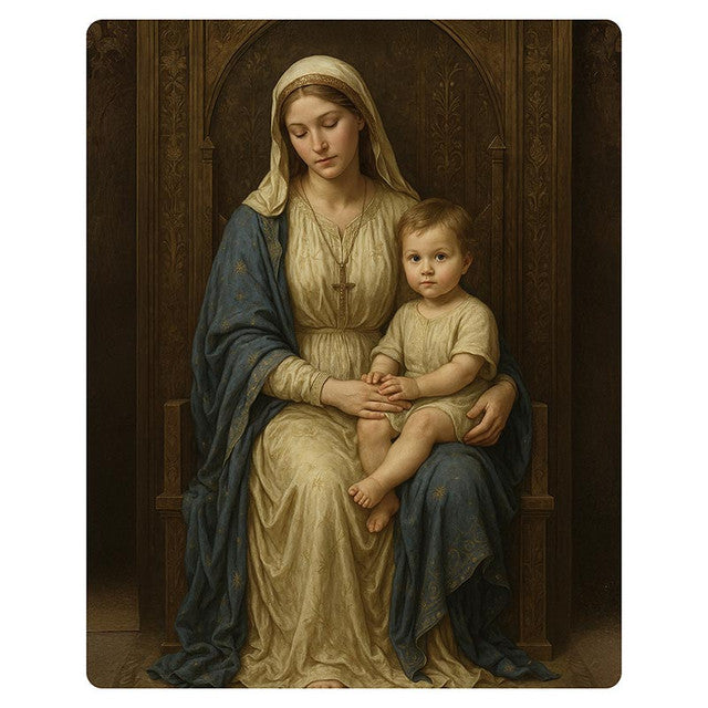 Madonna and Child Wall Plaque