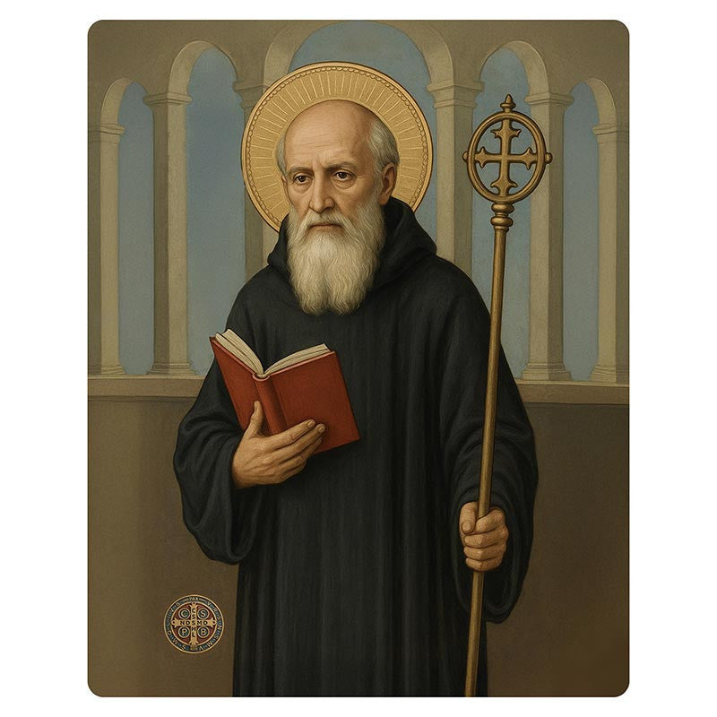 Saint Benedict the wise Wall Plaque